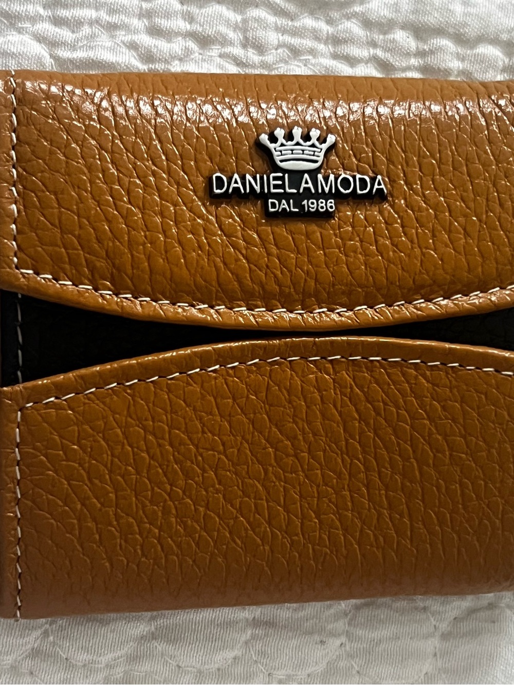 Men's Tan Leather Crossbody Bag